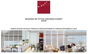 Season of Style Savings Event 2018 at Spindletop Draperies in Louisville Kentucky